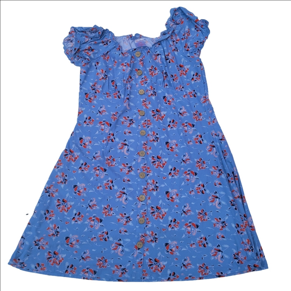 90s style dress blue size xl